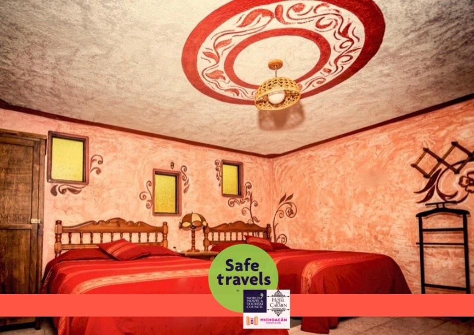 Hotel Del Carmen Tlalpujahua de Rayón 외부 사진