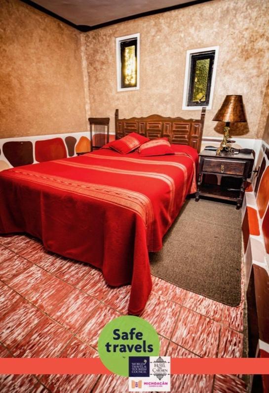 Hotel Del Carmen Tlalpujahua de Rayón 외부 사진